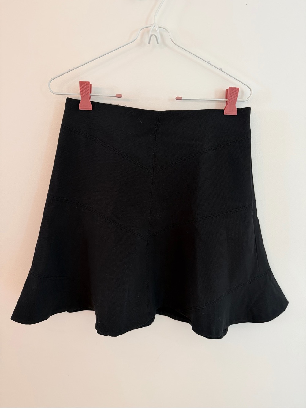 LOFT Black Circle Skirt with Flared Hem